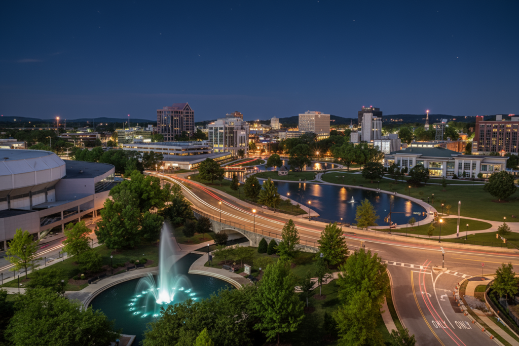 huntsville cityscape